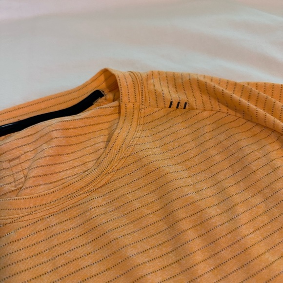 Lululemon drysense long sleeve mens top clementine - Picture 3 of 5